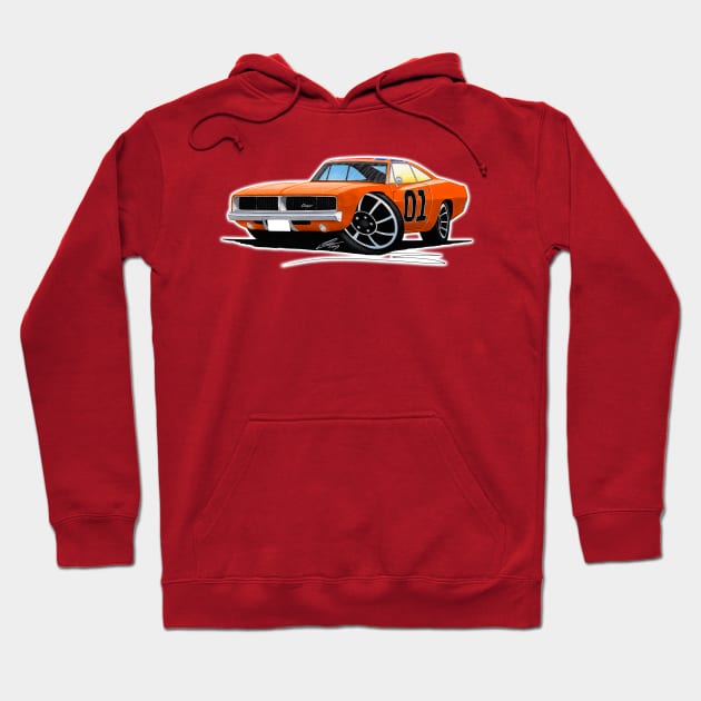 Dodge Charger General Lee Hoodie by y30man5